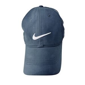 Nike Legacy 91 Dri-Fit Baseball Cap Mens Gray Logo Adjustable Strapback Hat‎